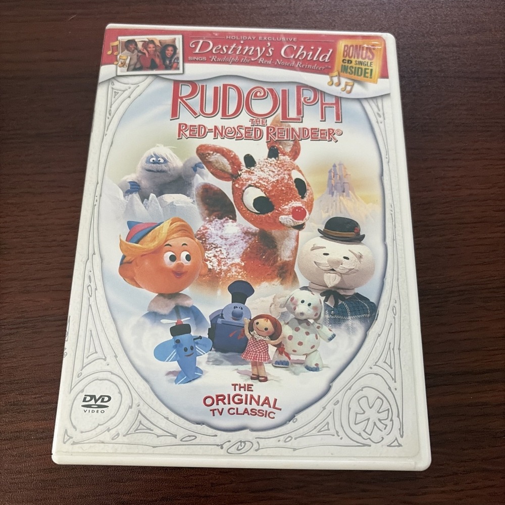 Rudolph the Red-Nosed Reindeer DVD with Special Edition Destiny's Child Promo CD